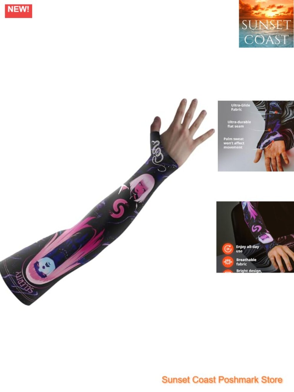 Gaming Arm Sleeve Compression Sleeve for PC Gamers Esports Sports